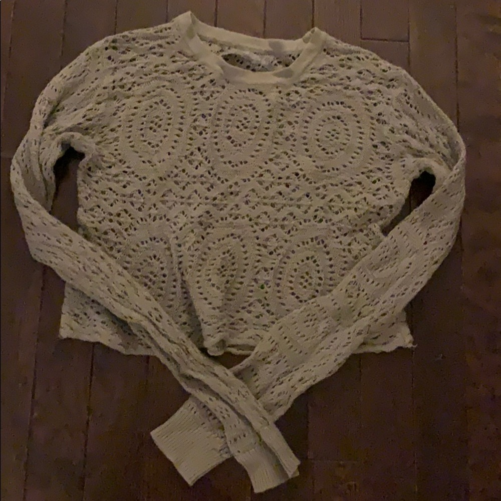 Crop top cardigan
